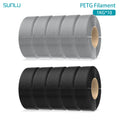 Sunlu PETG 3D Printer Filament 1.75mm 1KG Roll – Petg Bk Gy