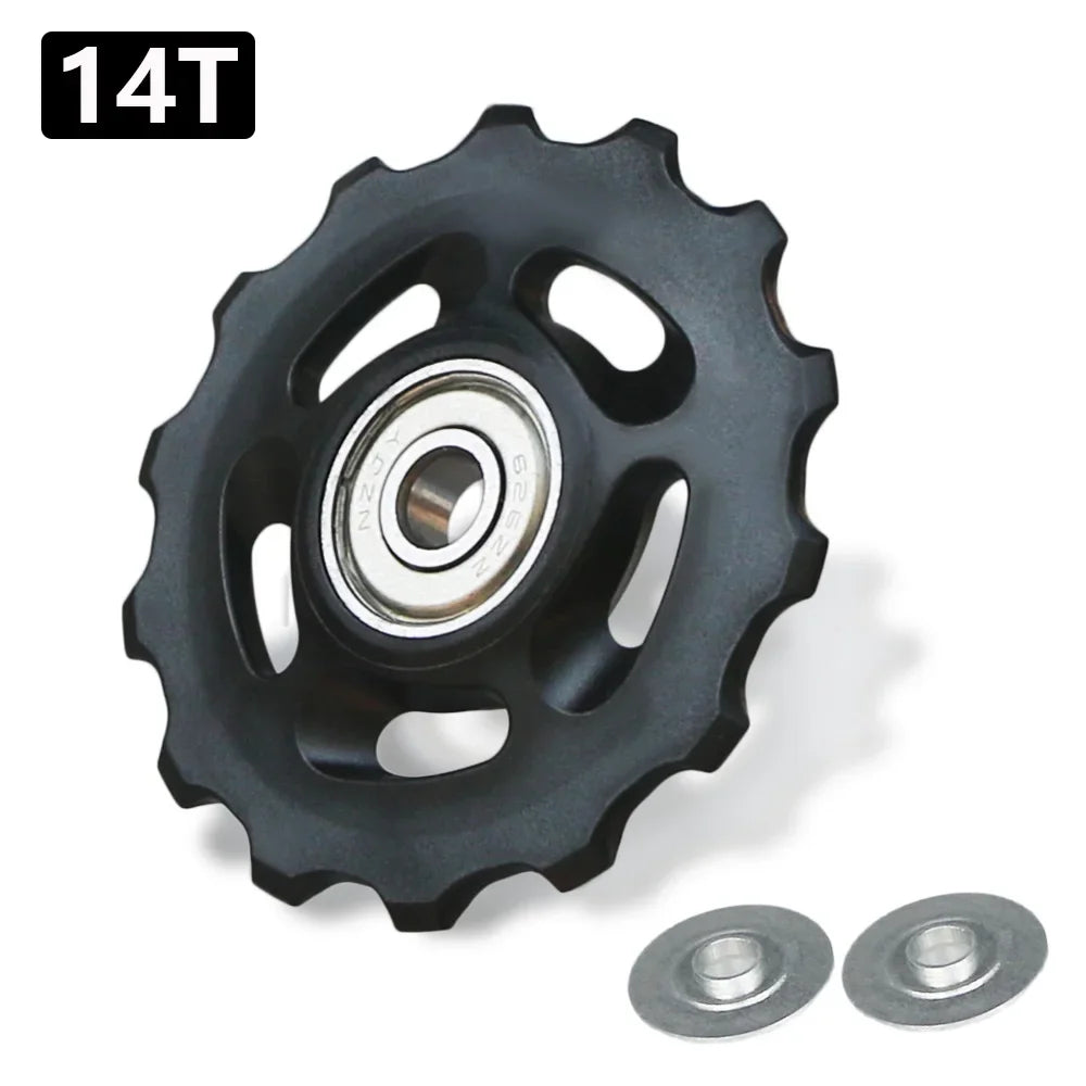 Bicycle Rear Derailleur Jockey Wheel Pulley 11T-14T Nylon Fiber – 1pcs 14T