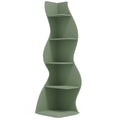 Tribesigns 5-Tier Corner Bookshelf, 19.6"D x 18.8"W x 69.8"H – Green