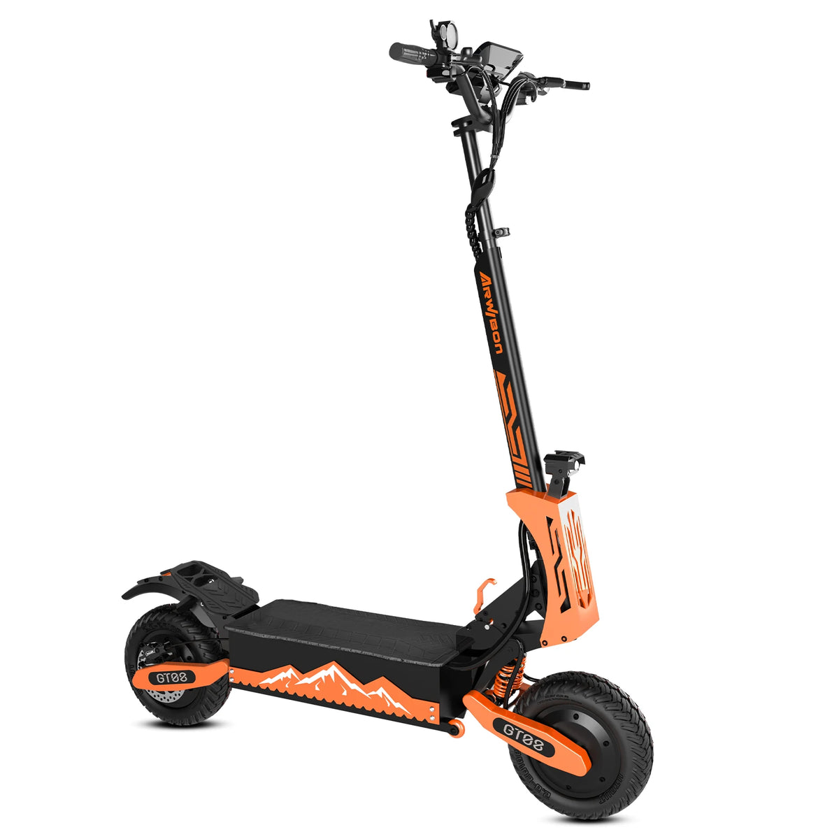 Arwibon GT08 Electric Scooter, 5600W Dual Motor, 46 MPH, 60V 27Ah – Without a seat