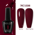Nailco 15ml Soak-Off UV Gel Polish - Red and Brown Series – 1336