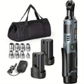 Taskstar 12V 3/8" Cordless Ratchet Wrench Kit with 2 Batteries – Ratchet wrench kit