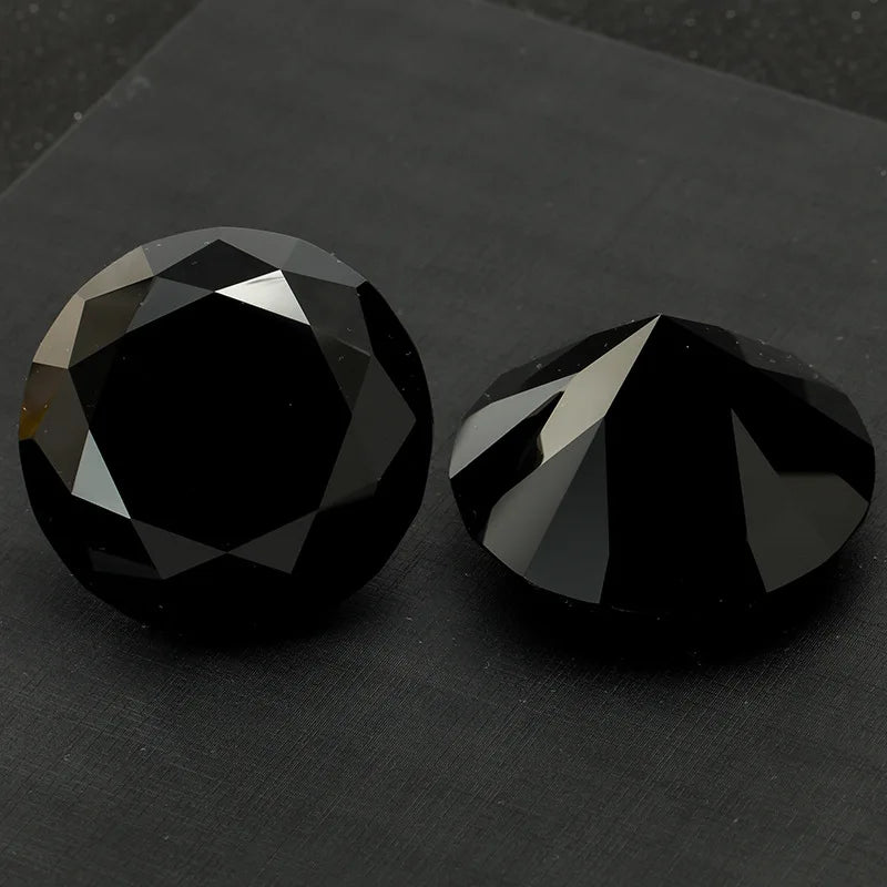Crystal Diamond Shaped Paperweight Decorative Glass Gemstone Ornament – Black