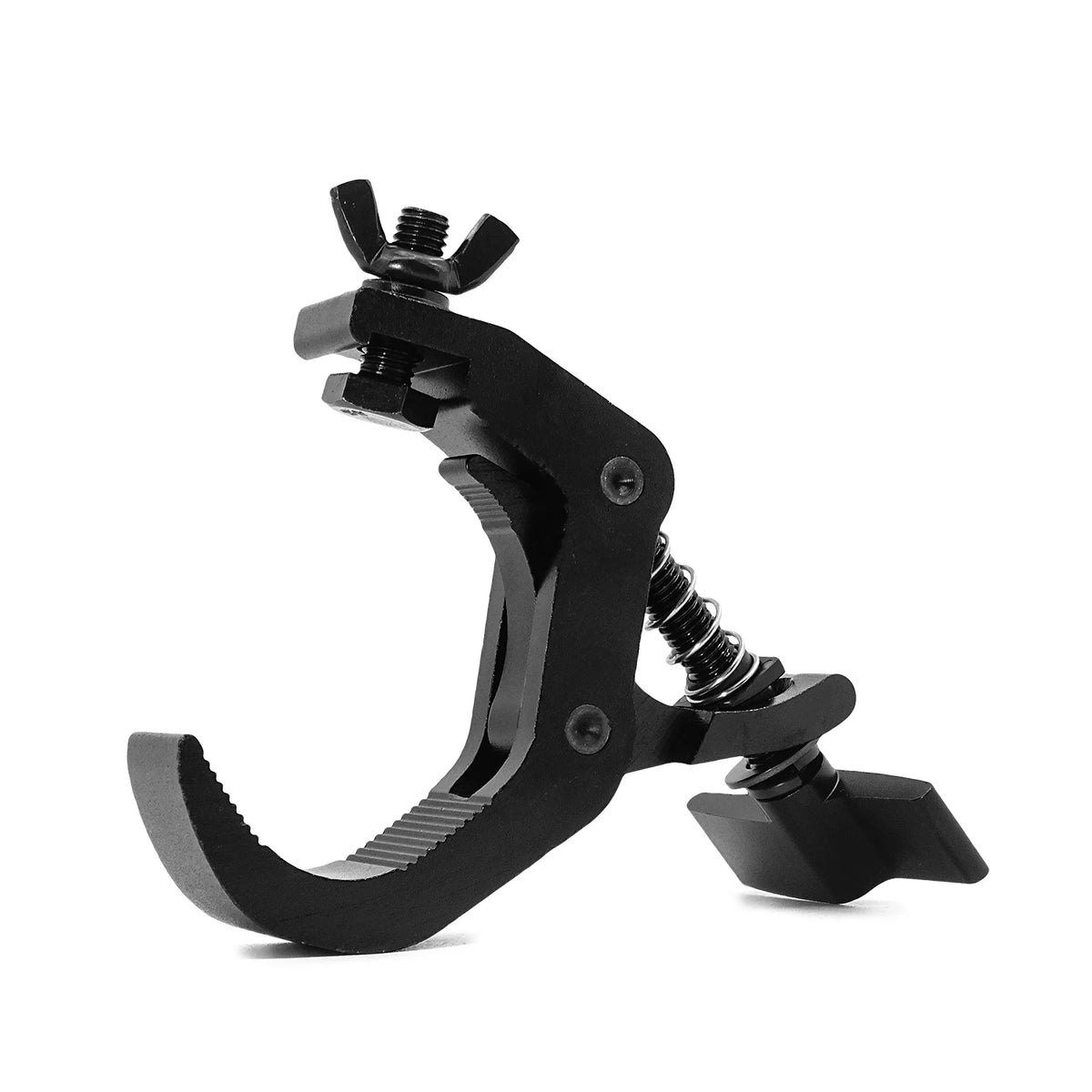 Heavy Duty Aluminum Alloy Stage Light Clamp, 40–60mm, 150kg Capacity – Black