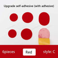 Microfiber Leather Adhesive Shoe Repair Patches for Heels and Vamps – C-Red