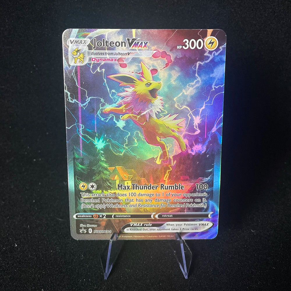 Anime PTCG Holographic Trading Collection Cards - Vaporeon, Gengar, Clefairy – 11