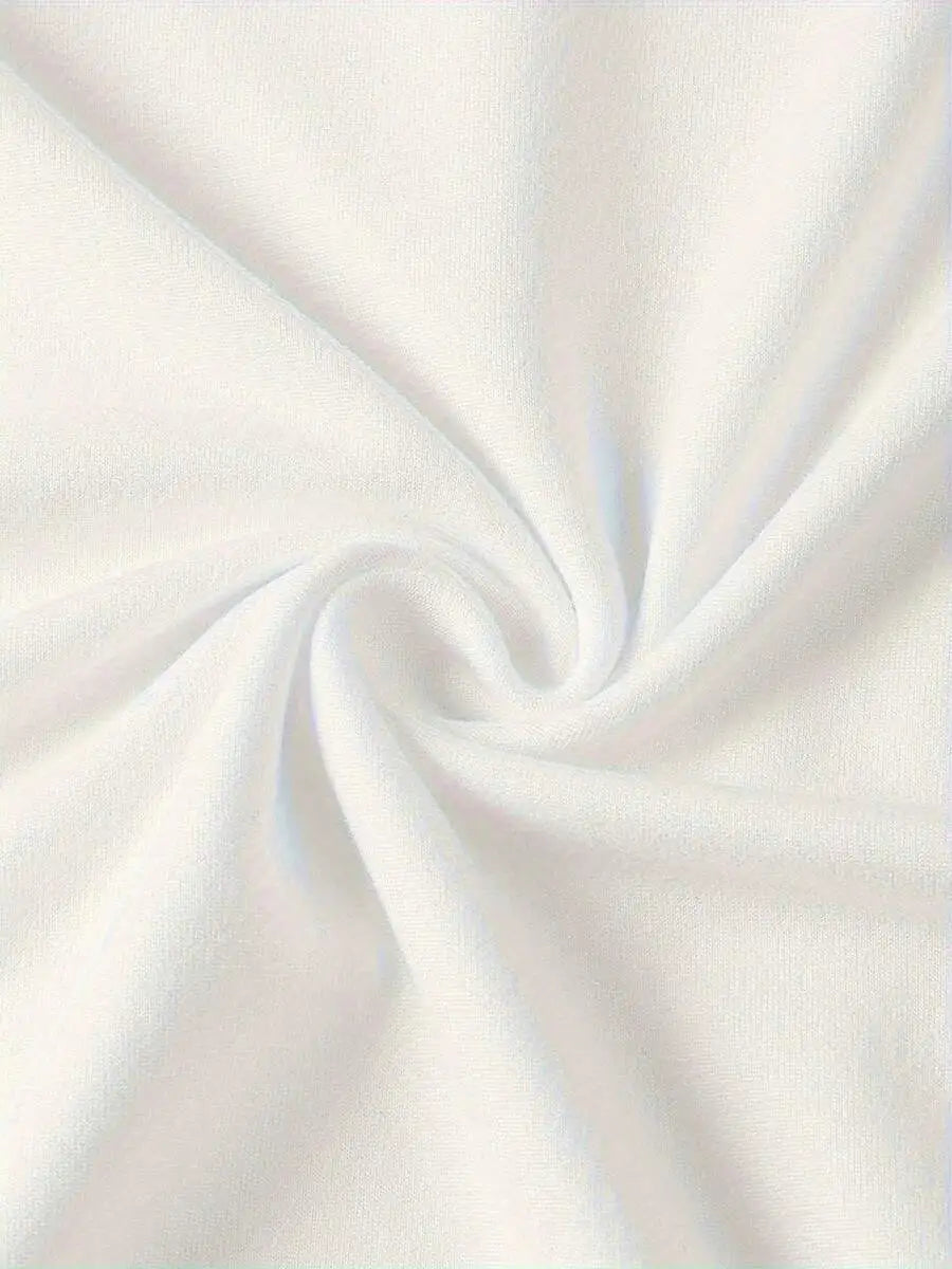 Close-up of white fabric texture