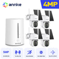 Annke 4MP WiFi Security Camera System, 4-Piece Wireless Solar Set – No Card