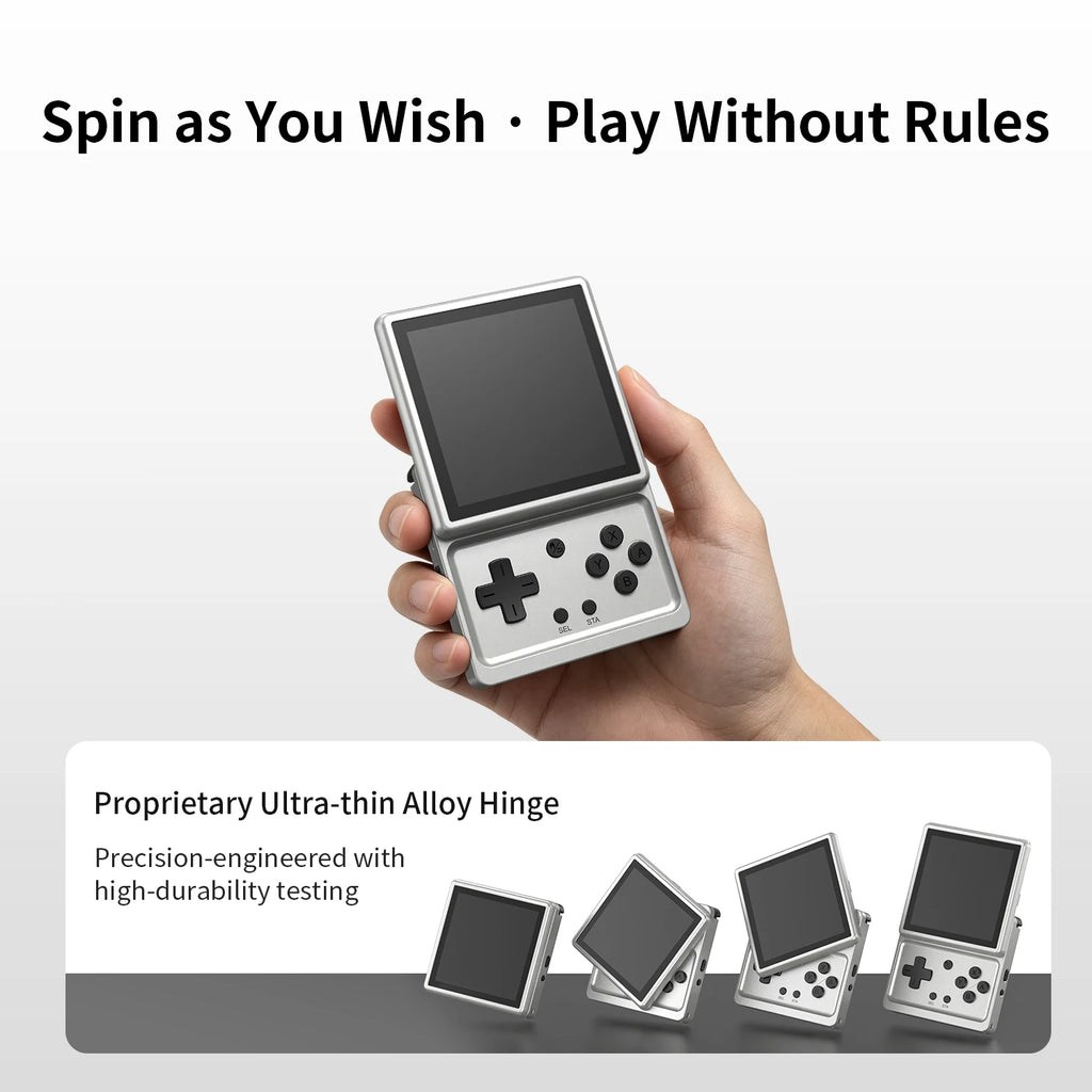 Anbernic RG Rotate Retro Handheld Game Console 3.5 inch IPS Screen Unisoc T618 Chip 3GB+32GB, 2000mAh Android Games Player – view 3