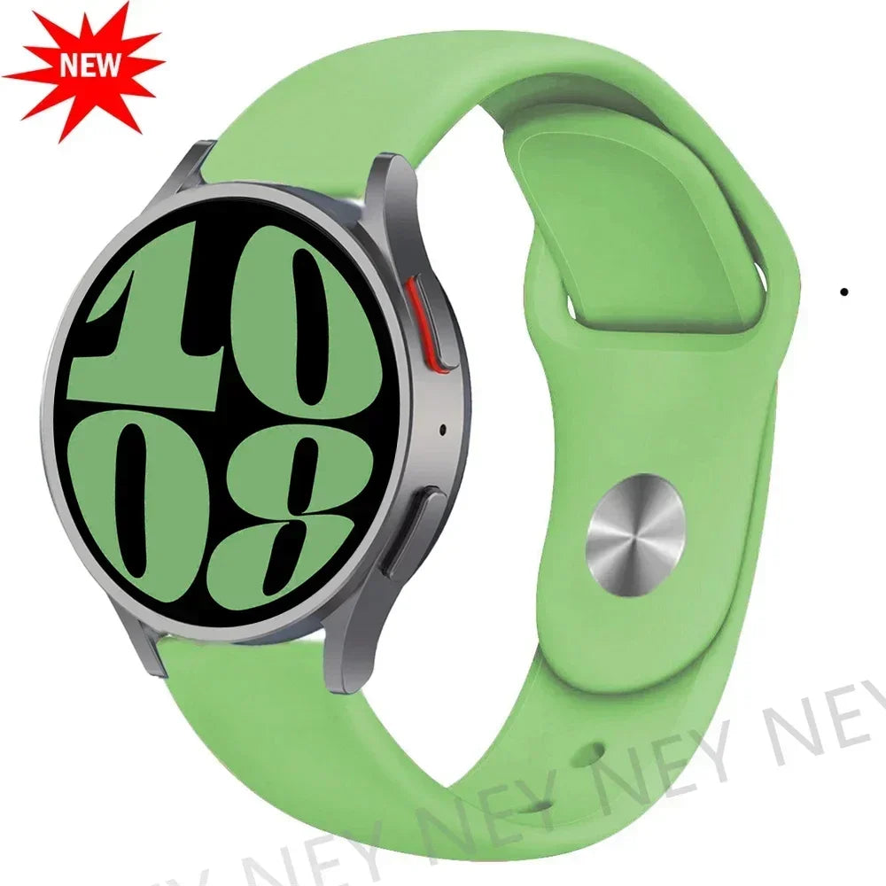 Silicone Sport Band for Samsung, Huawei, Amazfit & Garmin Smartwatches – mint 37