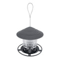 Hanging Gazebo Bird Feeder, 2.6 lb Seed Capacity – Gray