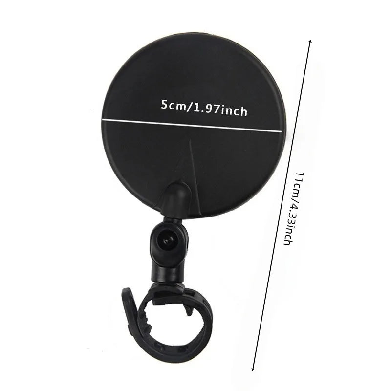 Adjustable Electric Scooter Rearview Mirror, Handlebar Mount – 2PCS small-5cm