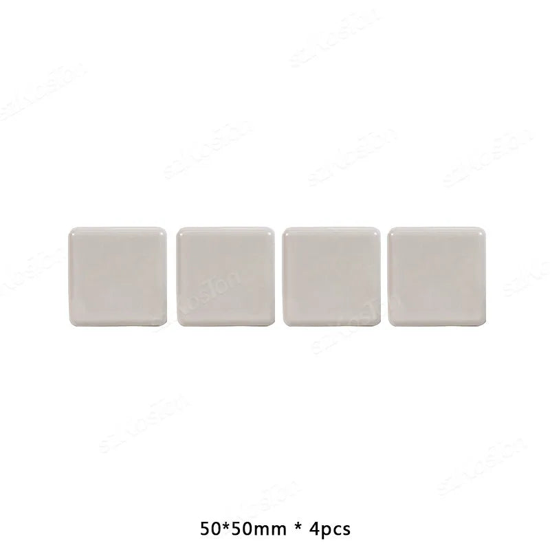 4-Piece Furniture Glider Sliding Pads, PE Plastic Floor Protectors – 50x50mm-1