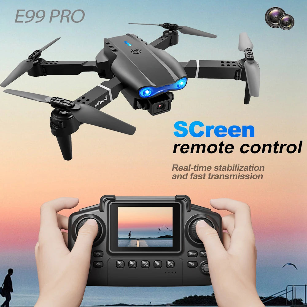 Aerial Drone Dual Lens Switch Gesture Photography Beauty Filter 110° Wide Angle Trajectory Flight APP Control Foldable FPV – view 4