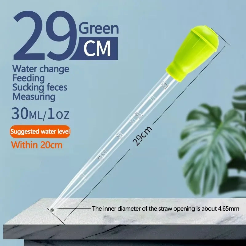 Aquarium Pipette Cleaner Tool, 29cm or 45cm Length – 29cm Green