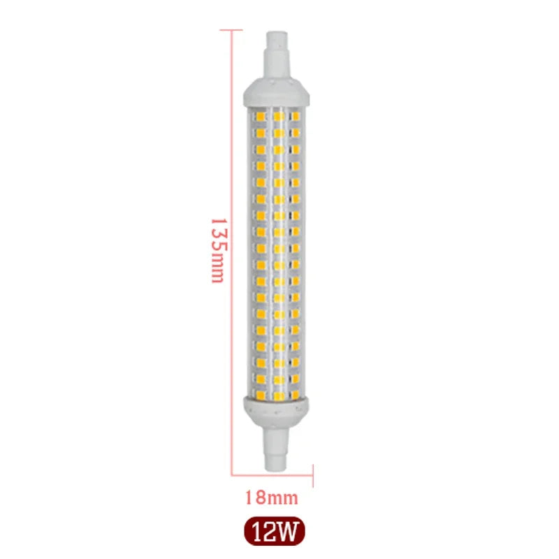 R7S LED 78mm 118mm 135mm Light Bulb 6w 9w 12w SMD 2835 Lampada Led Lamp 220V-240V Corn Light Energy Saving Replace Halogen – 12W 135mm
