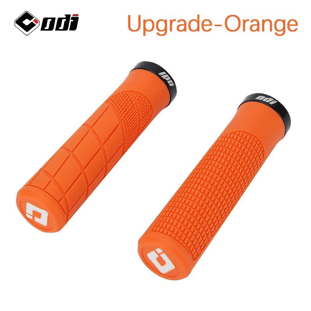 ODI Rubber Lock-on Handlebar Grips for MTB and Road Bikes – Orange OG-10