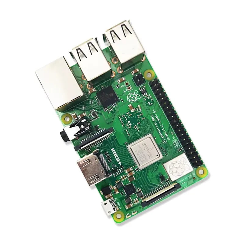 Top view of a single board computer circuit board