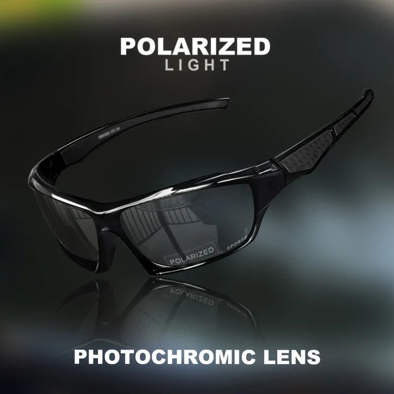 Vegueros Polarized Sports Sunglasses for Men, UV400 Rectangle Frames – C2