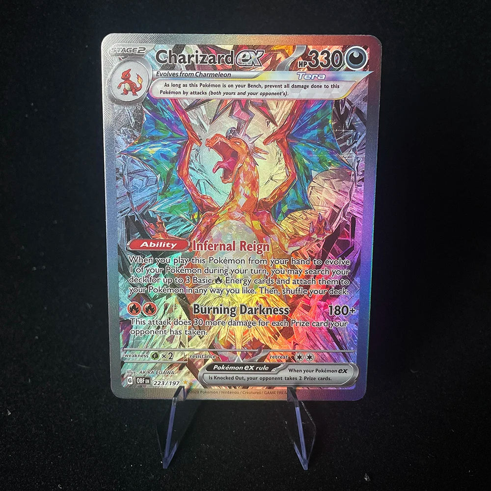 Anime PTCG Holographic Trading Collection Cards - Vaporeon, Gengar, Clefairy – 9