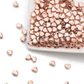 CCB Loose Spacer Beads for DIY Jewelry Making, 4mm-6mm Gold Color – Love 6mm Rose