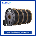 Elegoo PETG-GF Glass Fiber Filament 1.75mm, 1kg Gray – Blue