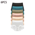 Women's Seamless Satin Briefs - 6-Piece Mid-Rise Butt-Lifting Panties – Multi
