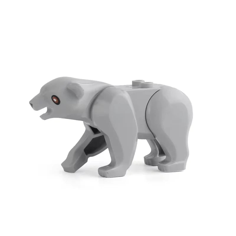 MOC Farm and Zoo Animal Building Blocks, Compatible with Small Bricks – 1PCS (15)