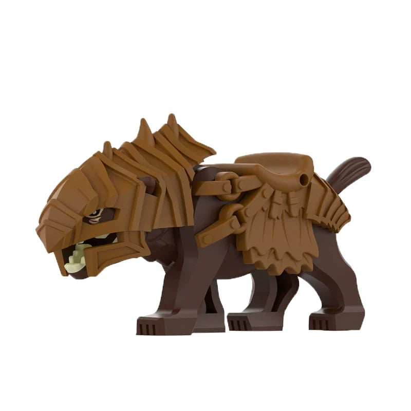 MOC Farm and Zoo Animal Building Blocks, Compatible with Small Bricks – P8014