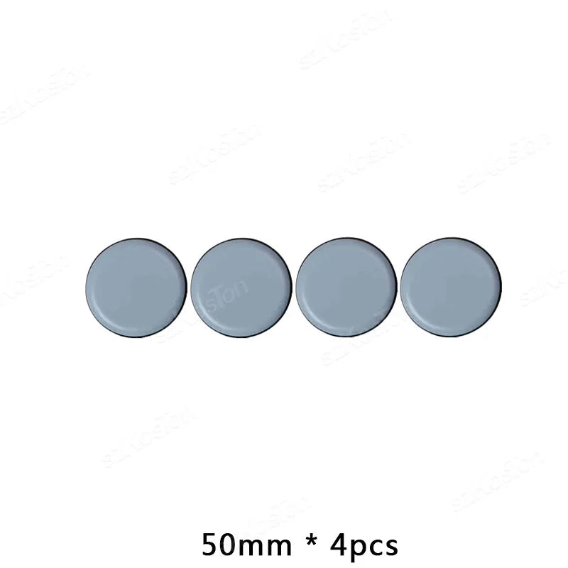 4-Piece Furniture Glider Sliding Pads, PE Plastic Floor Protectors – 50mm