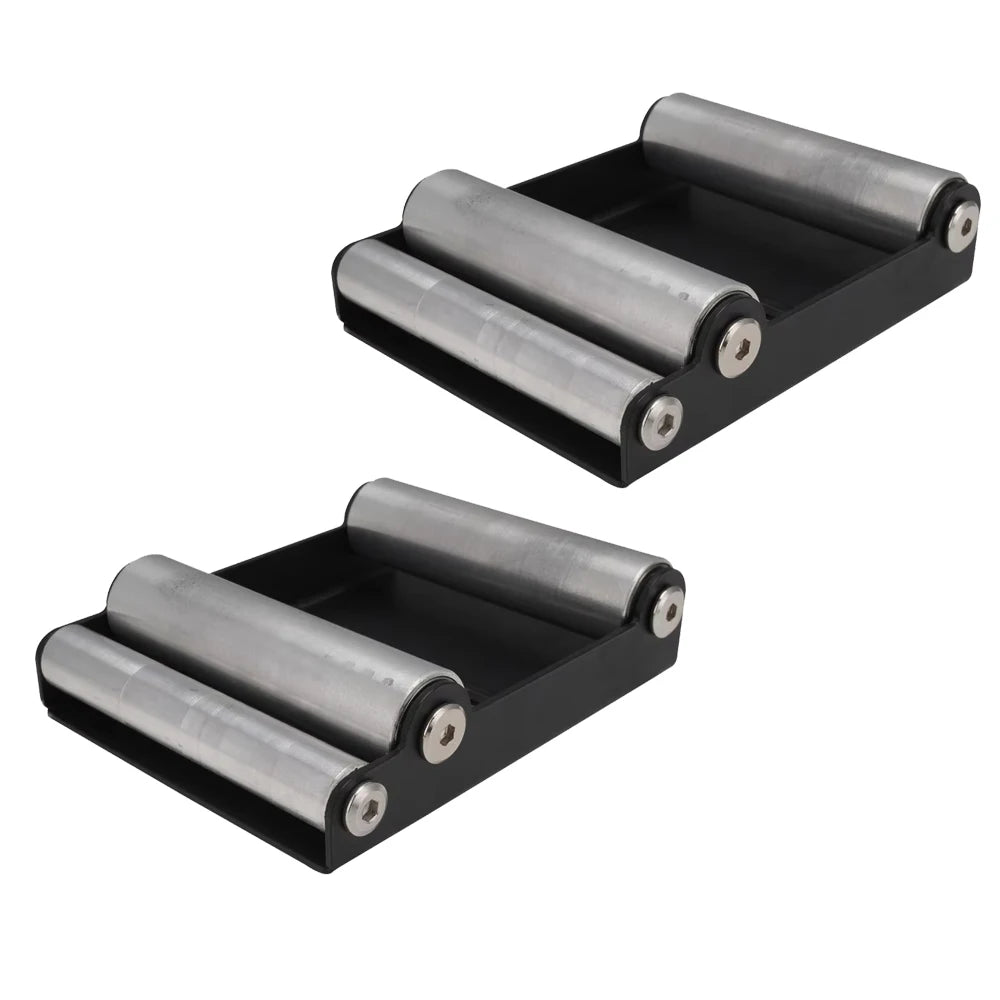 Universal Motorcycle Tire Cleaning Stand Roller Ramp – 2 Brackets