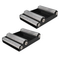 Universal Motorcycle Tire Cleaning Stand Roller Ramp – 2 Brackets