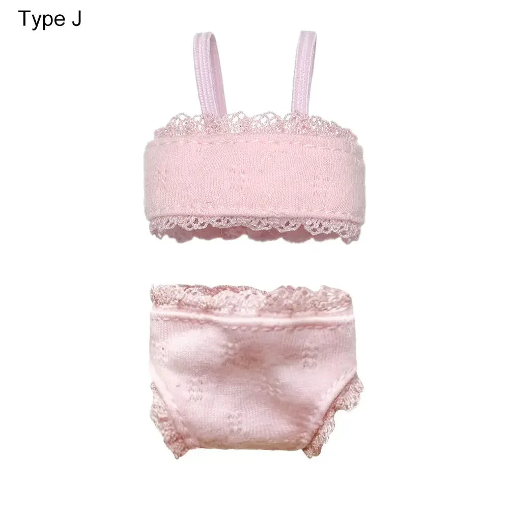 Lace Bra and Briefs Set for 25-30cm 1/6 Scale Dolls – J