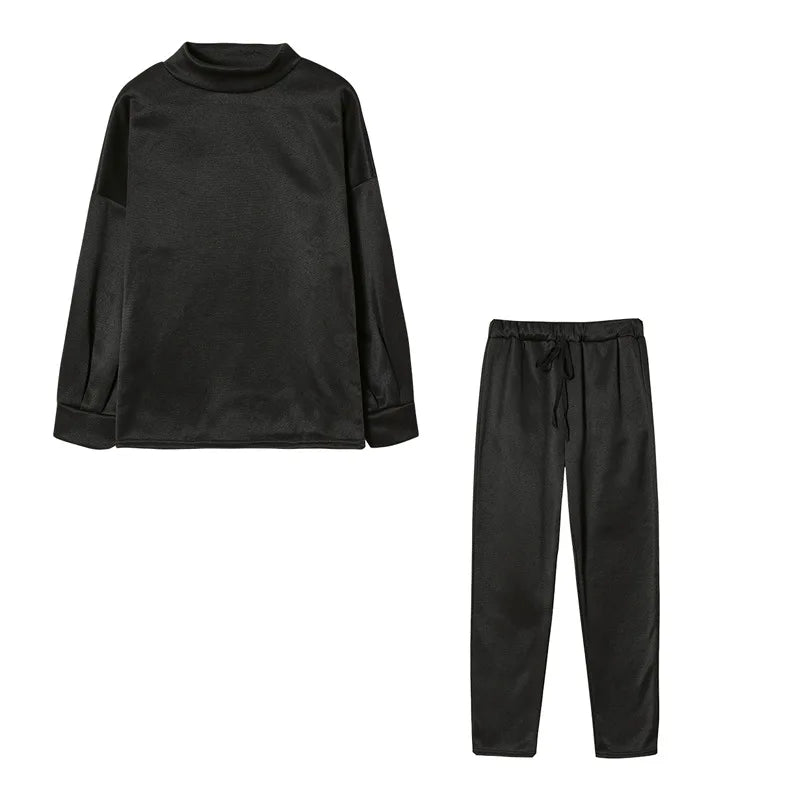 Women's 2-Piece Tracksuit Hoodie and Jogger Pants Set – B