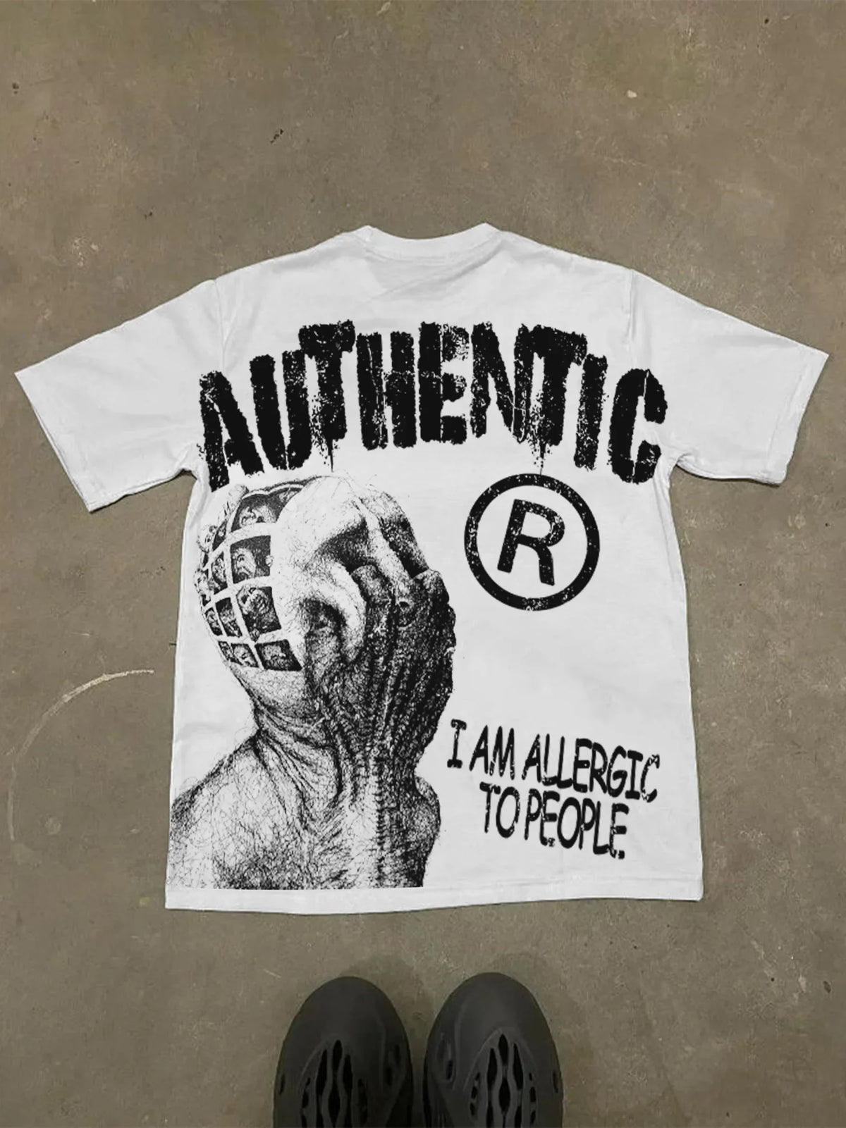 Oversized Harajuku Letter Graphic Cotton T-Shirt, Unisex Casual Tee – Xxxl