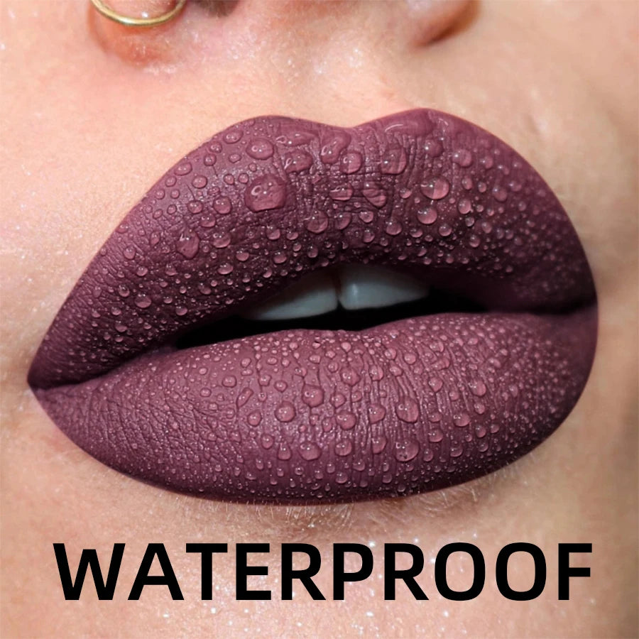 MCD Matte Velvet Liquid Lip Gloss 2.7g Waterproof Lip Tint – 16