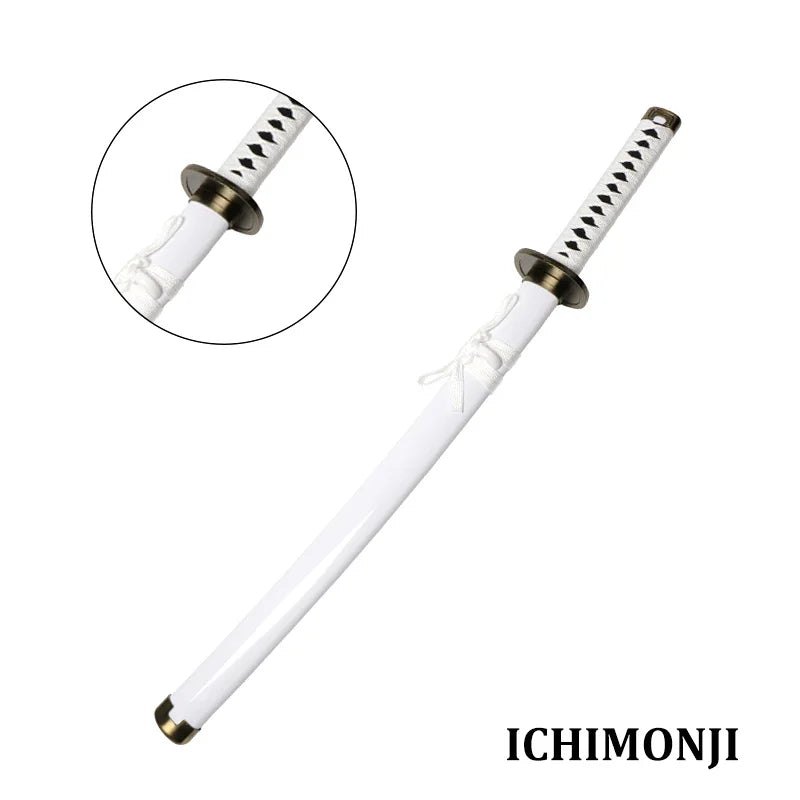 3-Piece Roronoa Zoro Katana Cosplay Set, 80 cm Bamboo Replica – Ichimonji