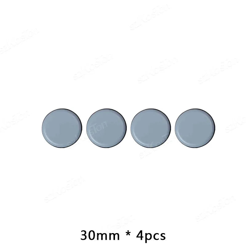 4-Piece Furniture Glider Sliding Pads, PE Plastic Floor Protectors – 30mm-2
