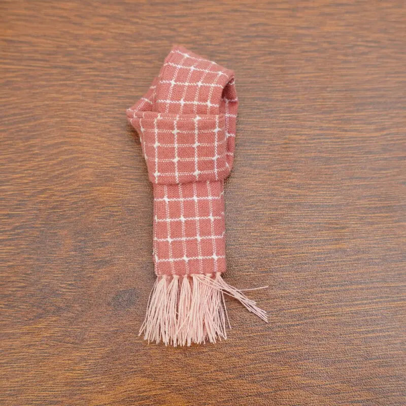 1/6 Scale Plaid Scarf for Blythe, BJD, OB11, OB22, and OB24 Dolls – 11
