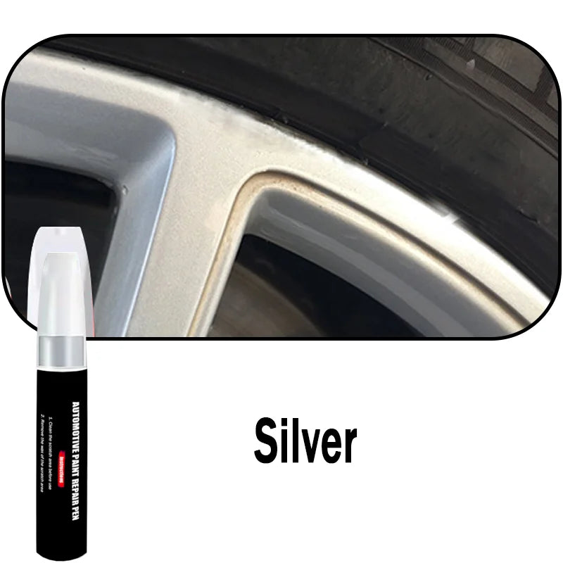 Automotive Wheel Touch-Up Paint Pen for Paint Repair – Silver