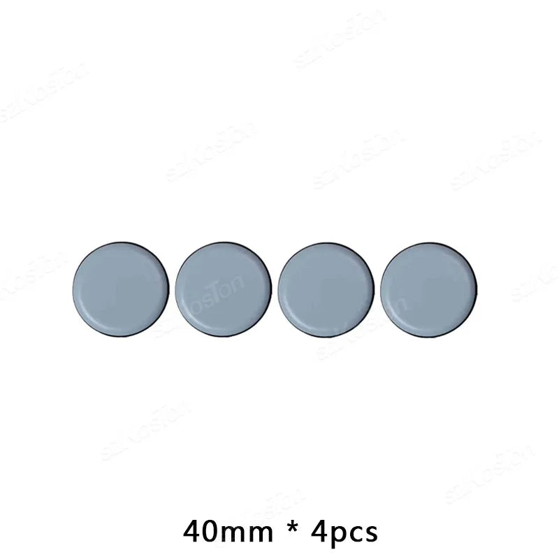 4-Piece Furniture Glider Sliding Pads, PE Plastic Floor Protectors – 40mm