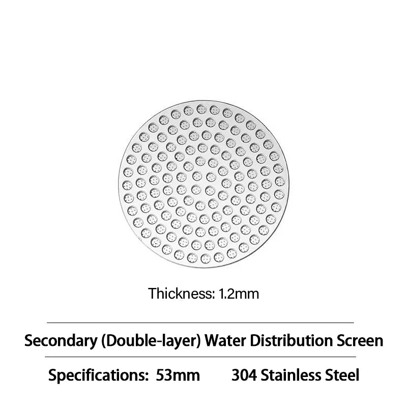 Reusable Stainless Steel Espresso Puck Screen, 51mm, 53mm, or 58mm – 53mm