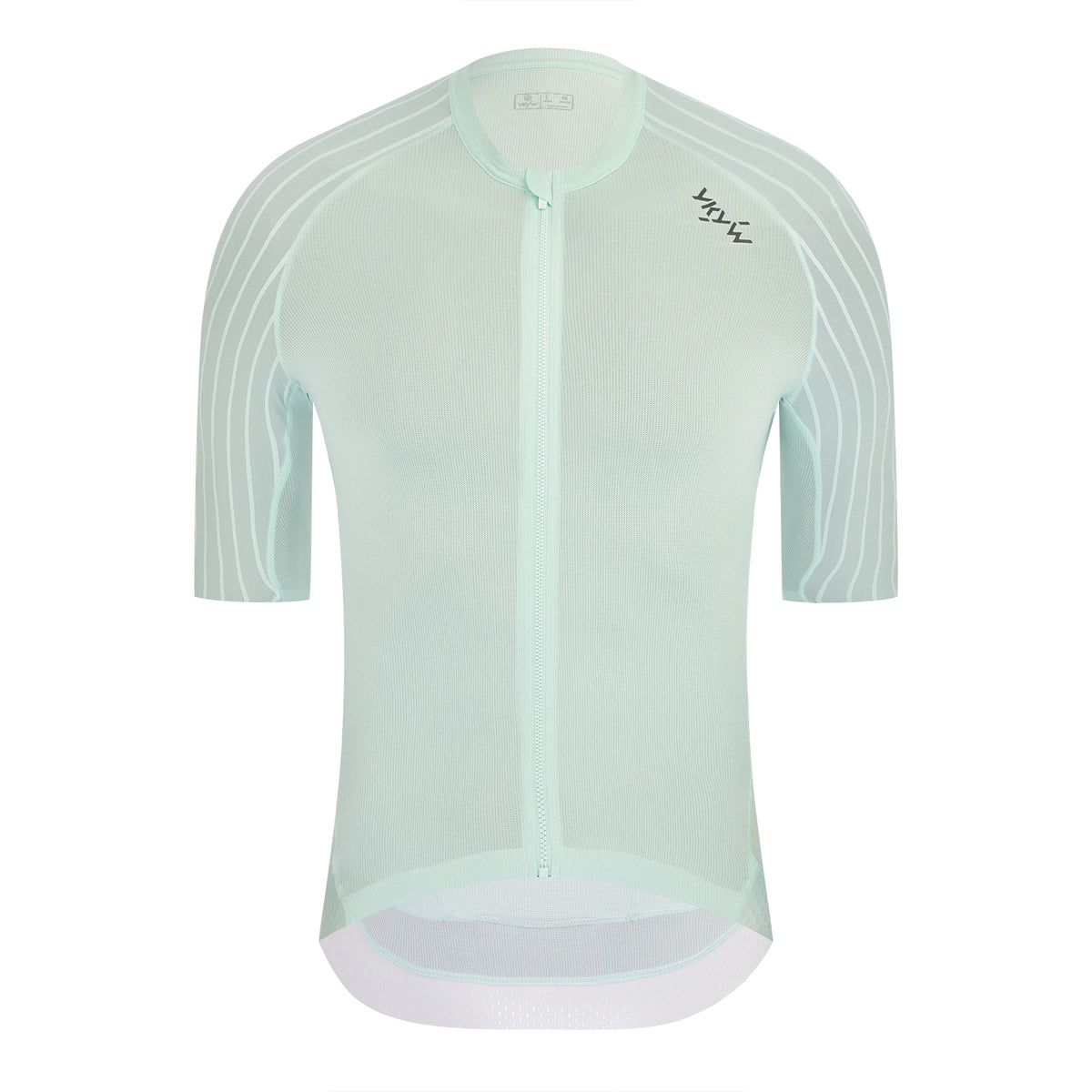 Ykywbike Men's Summer Cycling Jersey with YKK Zipper and 4 Pockets – YJZ2040-cyan