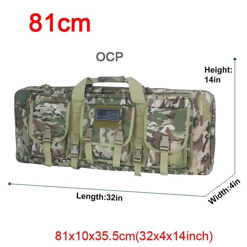 Tactical Double Rifle Case Backpack, 81–122 cm – 81cm CP