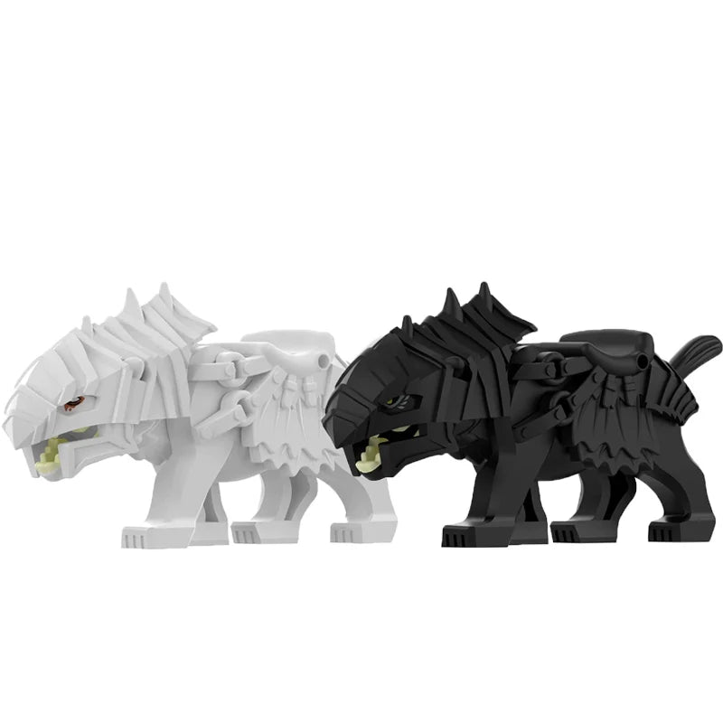 MOC Farm and Zoo Animal Building Blocks, Compatible with Small Bricks – P8011-12