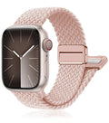 Braided Nylon Band for Apple Watch 38mm–49mm – 01 Pink sand