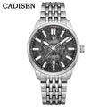 Cadisen C8247 Automatic Mechanical Watch, 40mm Stainless Steel, 10ATM – Grey