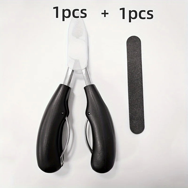 Ouriner Stainless Steel Concave Nail Clippers for Thick Ingrown Nails – Clipper File