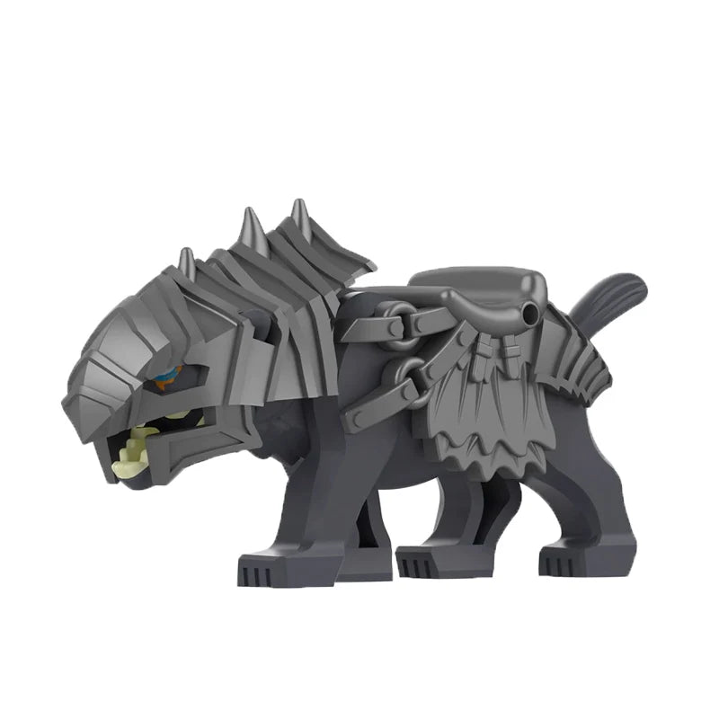 MOC Farm and Zoo Animal Building Blocks, Compatible with Small Bricks – P8013