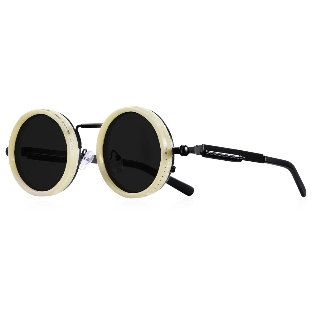 Round Adjustable ND Dimming Sunglasses with UV400 Protection – C3